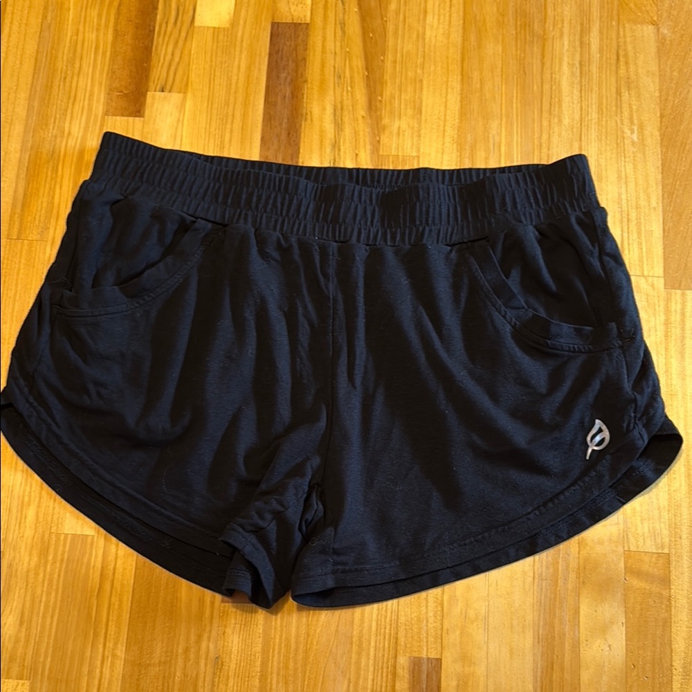 P'tula Black Lounge Shorts